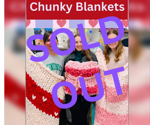 COZY CHUNKY YARN BLANKETS - FEB 3RD - 5:30 PM