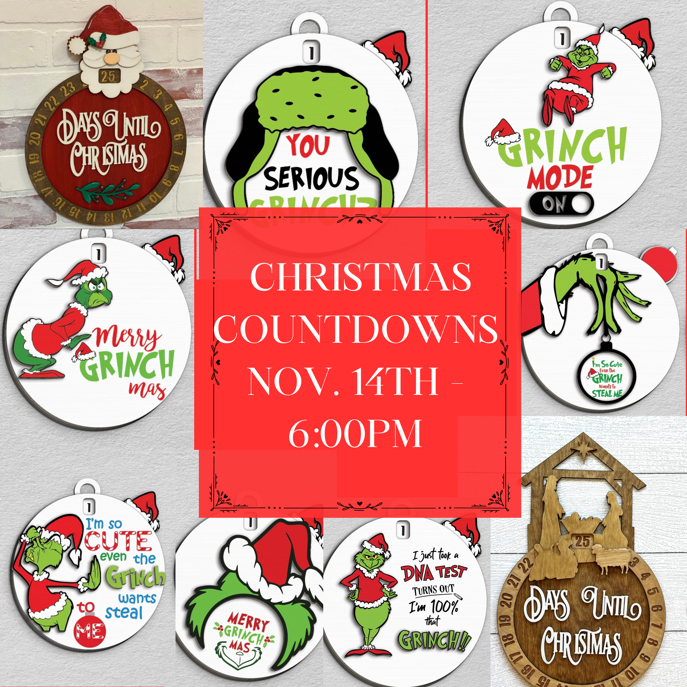 CHRISTMAS COUNTDOWN - NOV. 14TH, 6:00