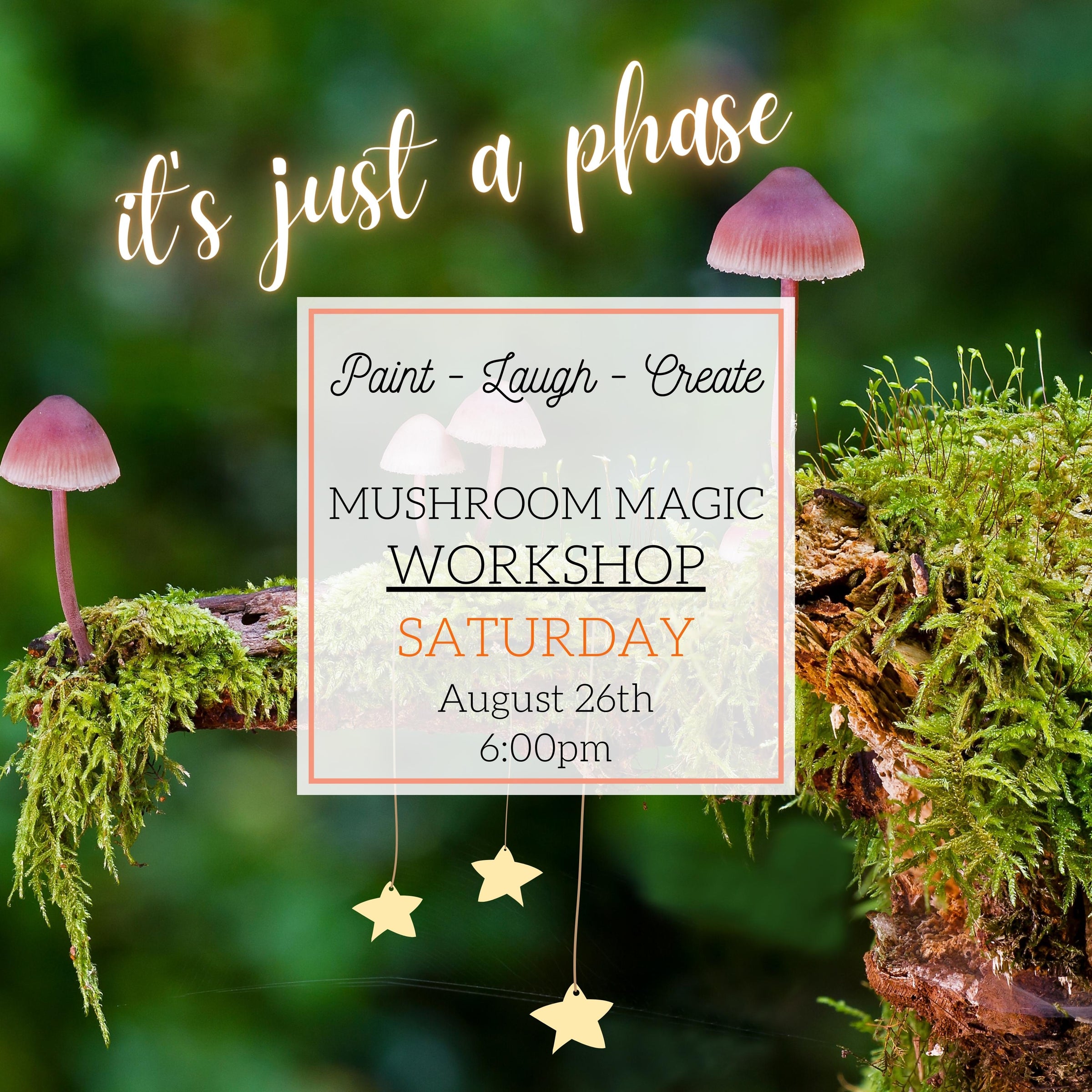 MUSHROOM MAGIC WORKSHOP - AUG 26TH, 6:00PM