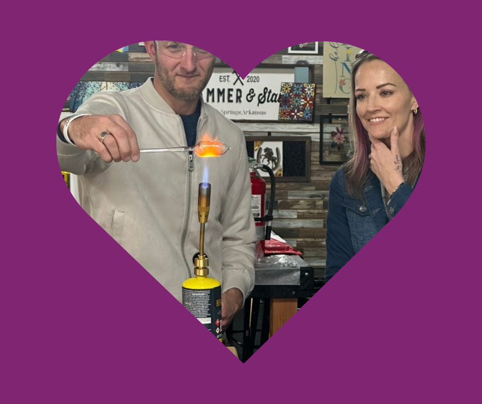 COUPLES VALENTINES DAY GLASS BLOWING - FEB 14TH