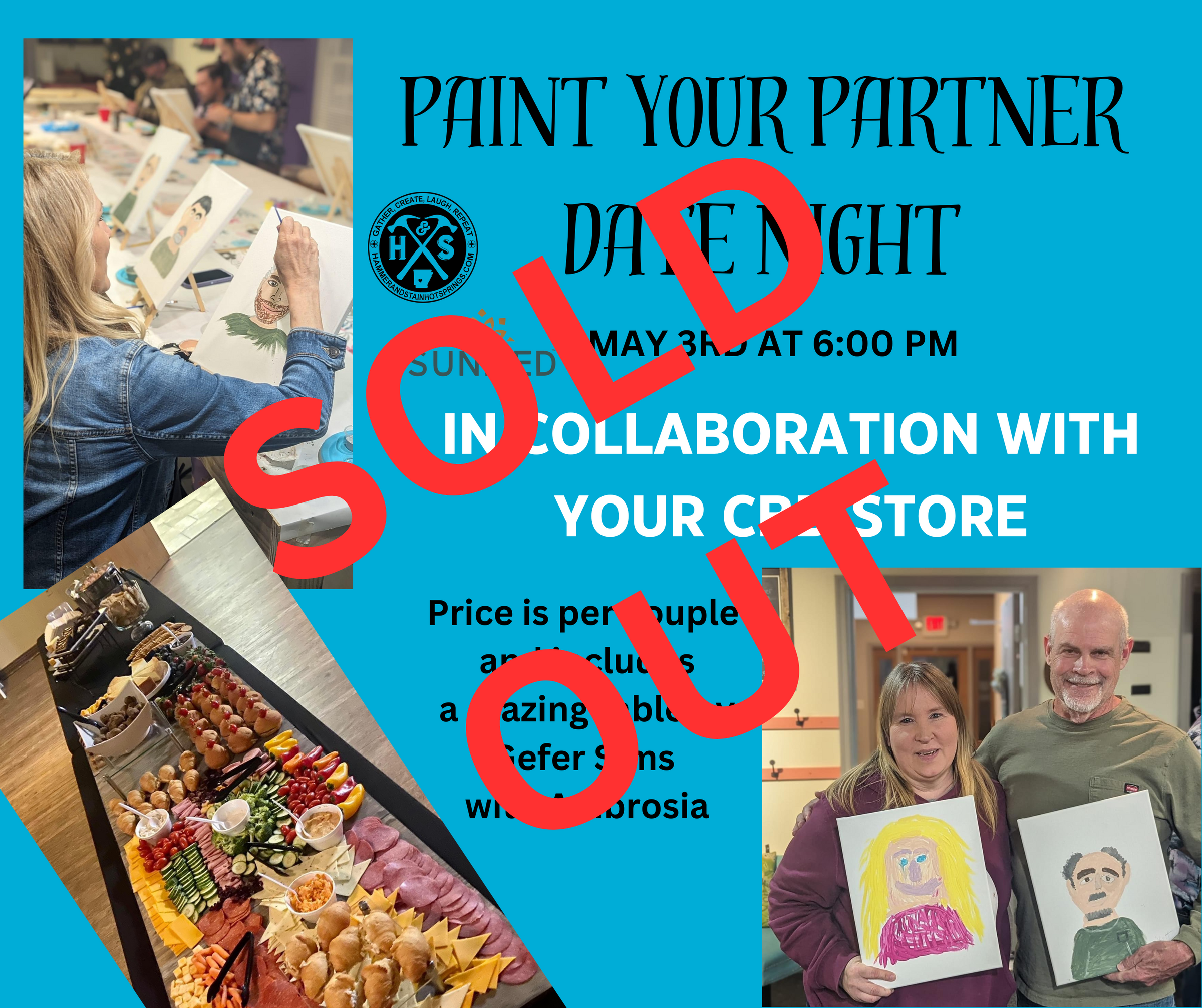 PAINT YOUR PARTNER DATE NIGHT - MAY 3RD - 6:00PM