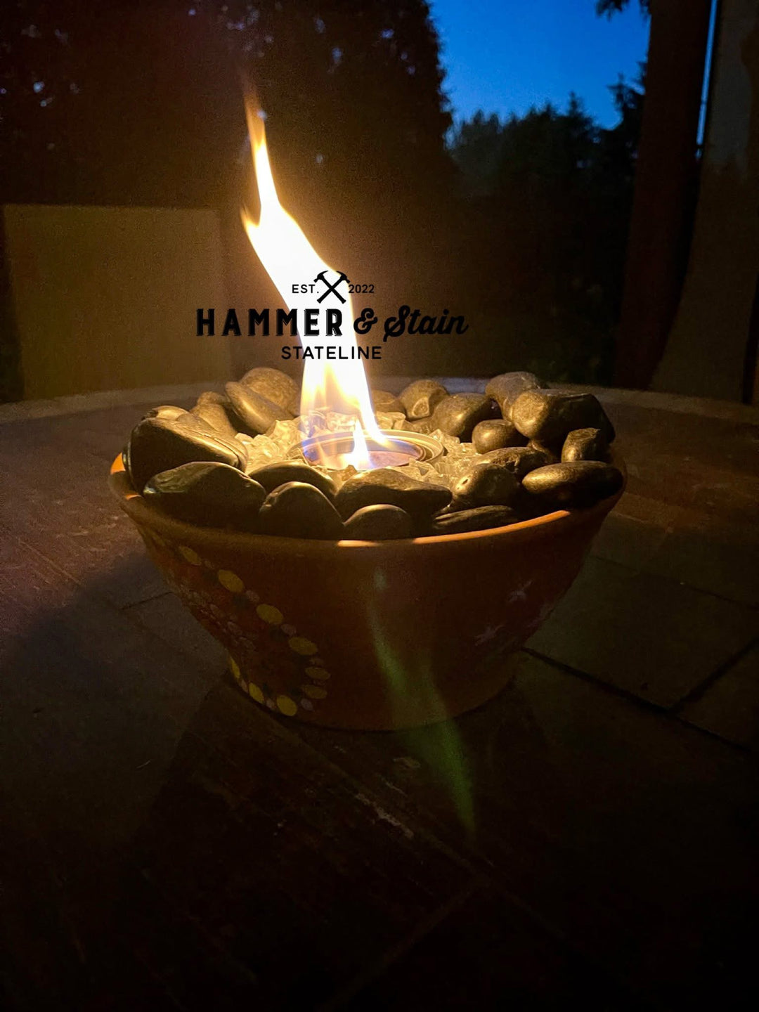 TABLETOP FIRE BOWL PAINTING WORKSHOP – AUGUST 14th at 6:00 PM