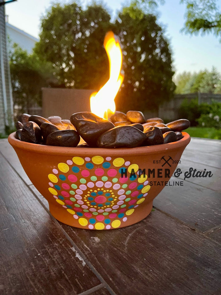 TABLETOP FIRE BOWL PAINTING WORKSHOP – AUGUST 14th at 6:00 PM