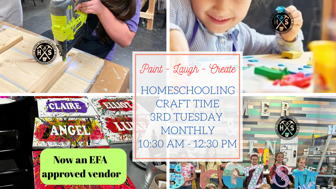 HOMESCHOOLING CRAFT TIME - SEPT 15TH - 10:30 AM
