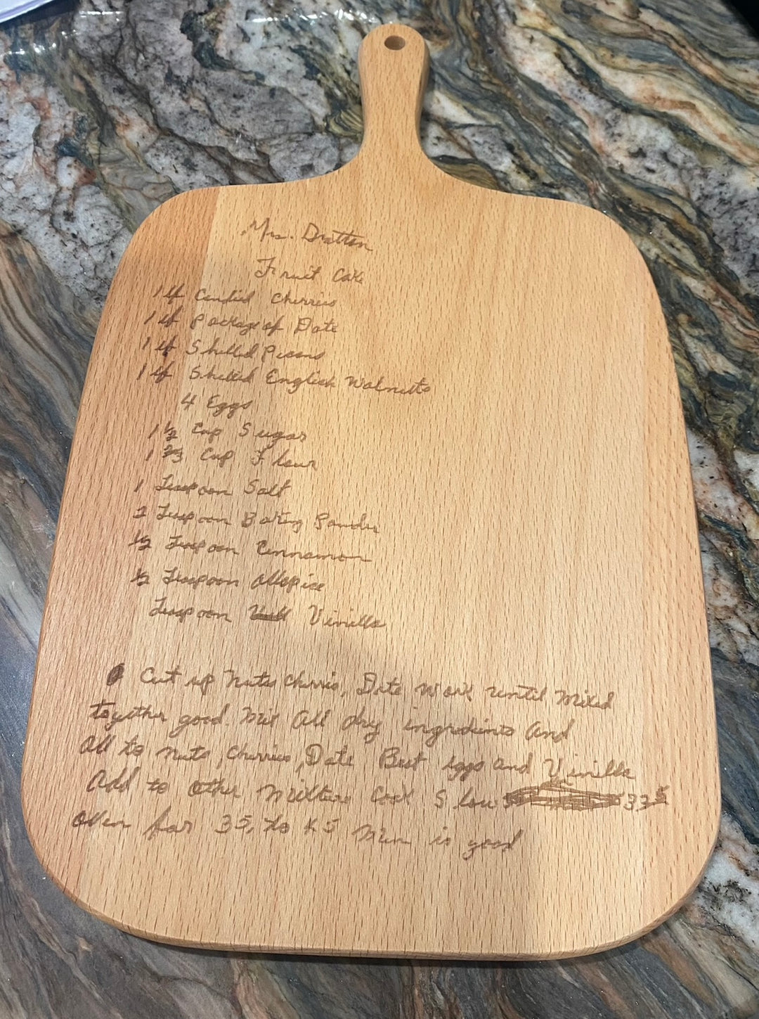 WALK IN ENGRAVED CUTTING BOARDS
