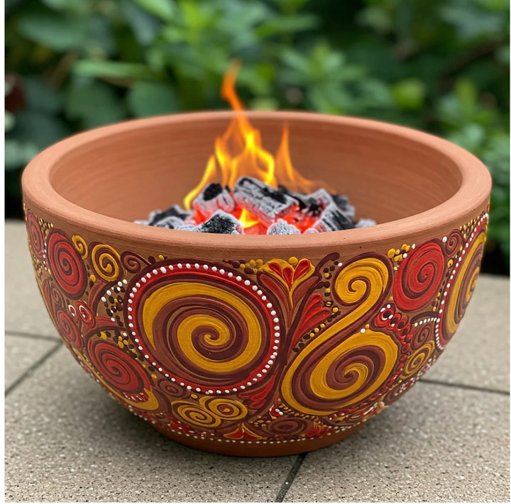 TABLETOP FIRE BOWL PAINTING WORKSHOP – AUGUST 14th at 6:00 PM