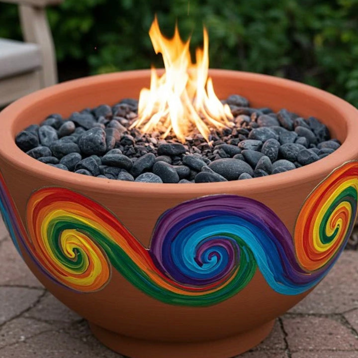 TABLETOP FIRE BOWL PAINTING WORKSHOP – AUGUST 14th at 6:00 PM