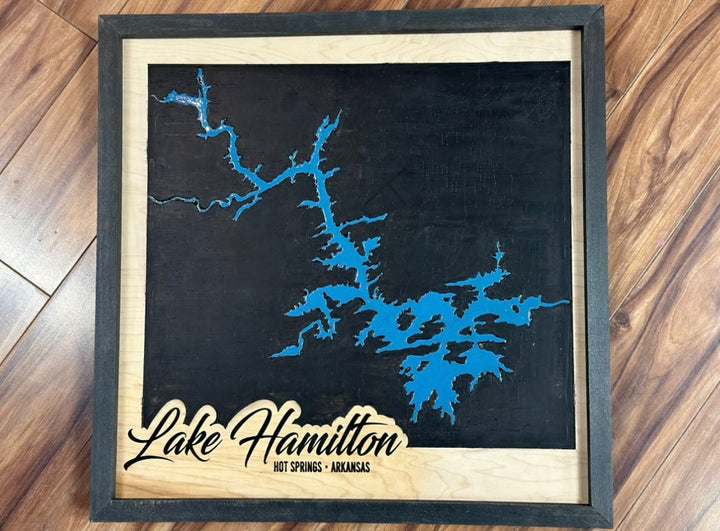 3D Laser-Carved Lake Signs & Custom Lake Gifts | Handmade in Hot Springs