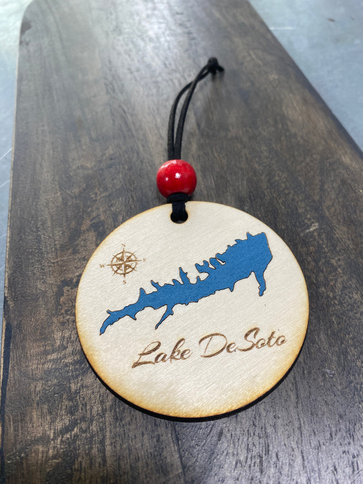 Hand-Painted Lake Ornaments | Hot Springs, AR Lakes