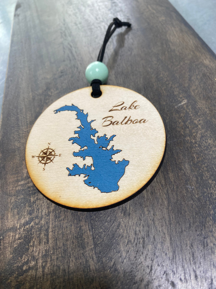 Hand-Painted Lake Ornaments | Hot Springs, AR Lakes