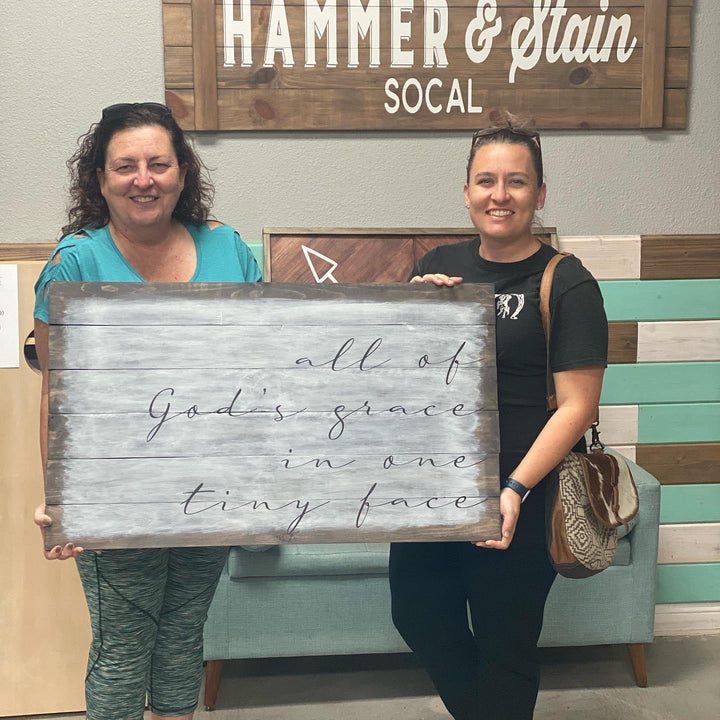 OVERSIZED FRAMED SIGN