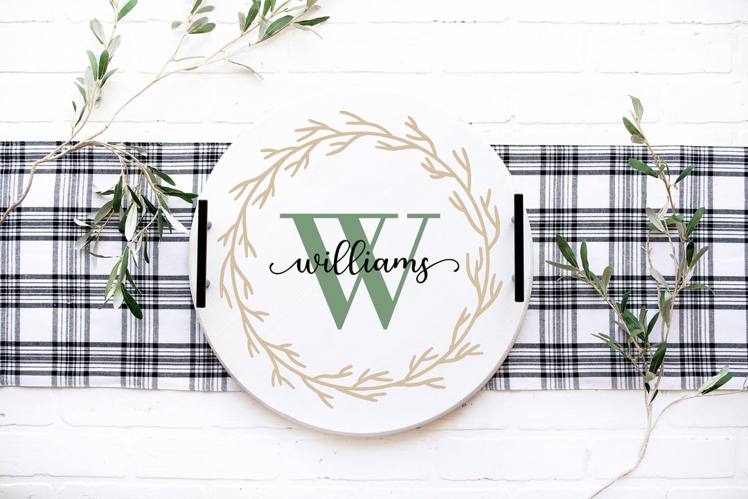 PERSONALIZED ROUND TRAYS WORKSHOP
