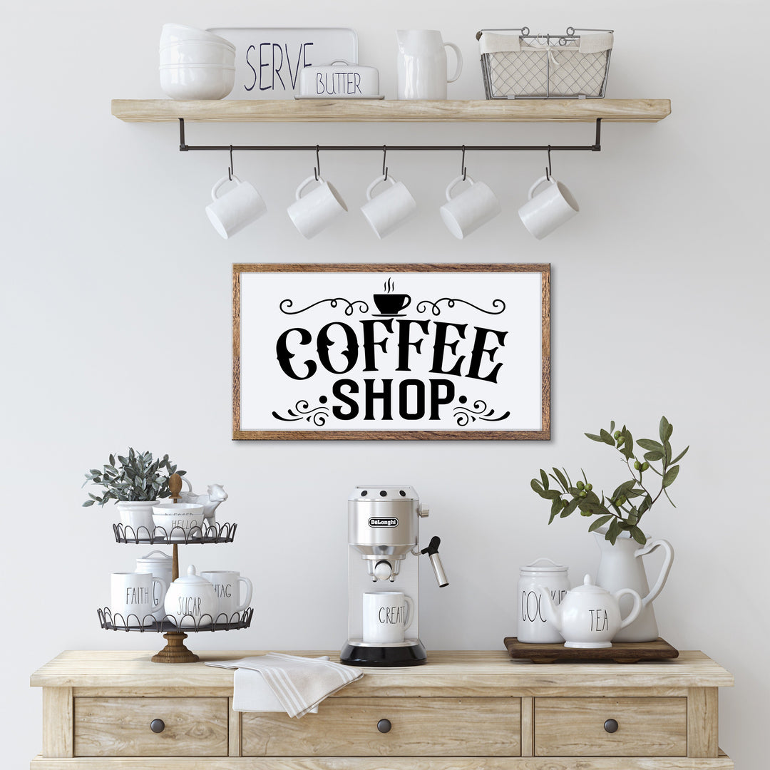 FARMHOUSE COFFEE BAR SIGNS - HOPKINS PARTY