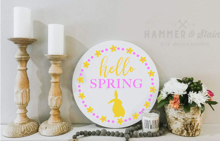 SPRING ROUNDS & DOOR HANGERS WORKSHOP