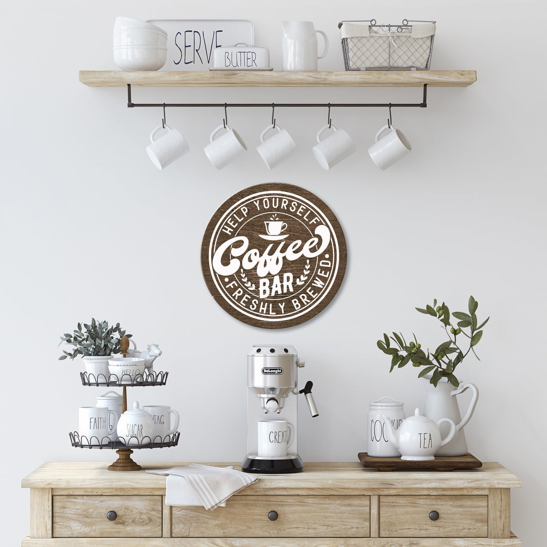 FARMHOUSE COFFEE BAR SIGNS - HOPKINS PARTY