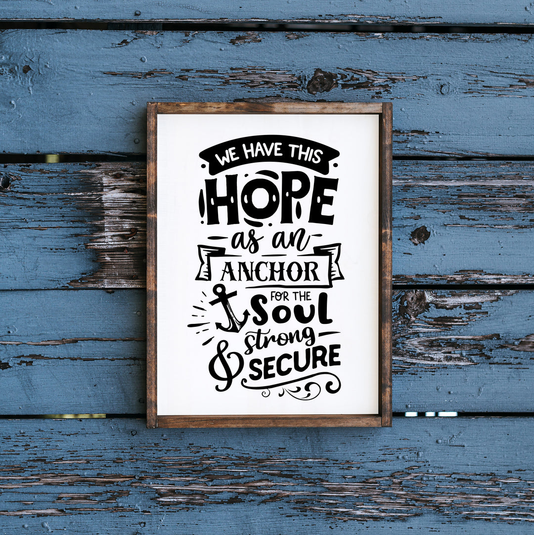 ANCHORED IN FAITH