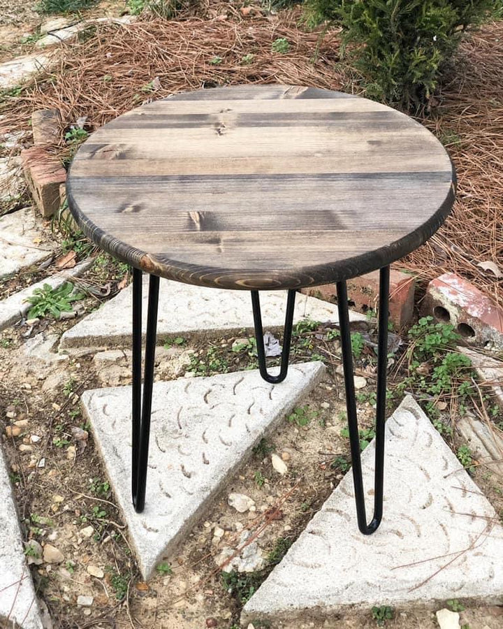 Hairpin leg table